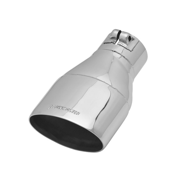 Polished Stainless Steel Exhaust Tip Clamp-On