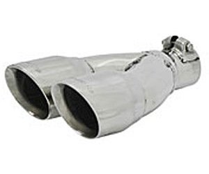 Polished Stainless Steel Exhaust Tip Clamp-On
