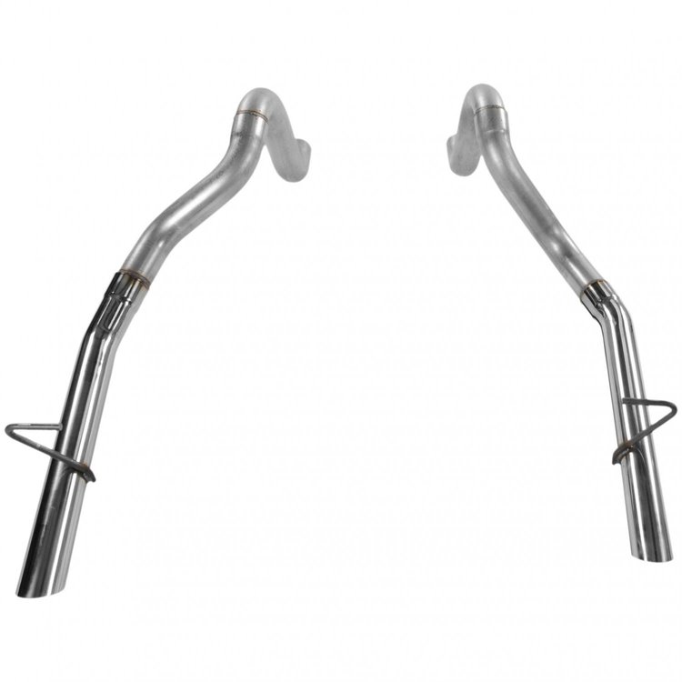Tailpipes Aluminized Steel 1987-1993 Mustang LX 5.0L