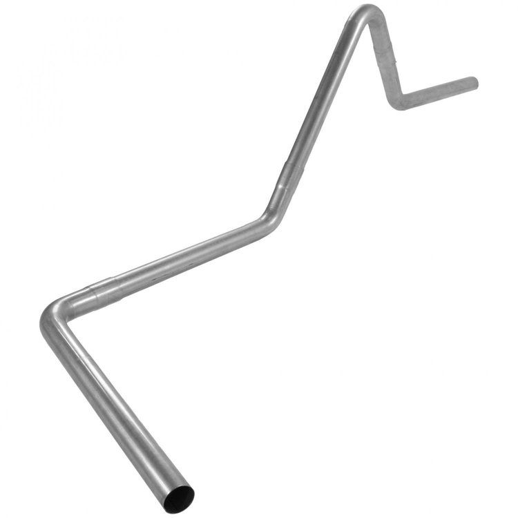 15901FM Universal Single Tailpipe Kit; 2.50-inch Universal 4-piece Aluminized Steel Exhaust Tubing