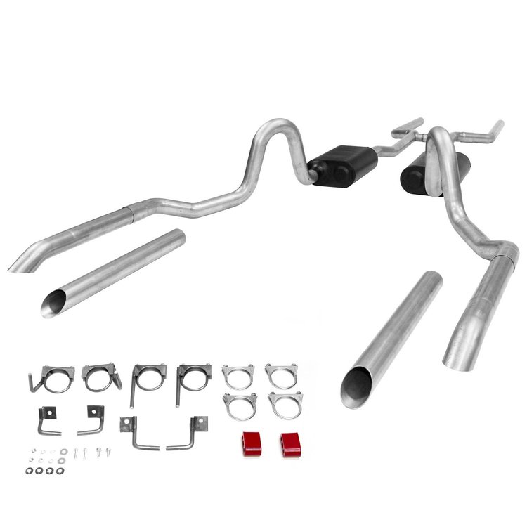 17119 American Thunder Header-Back Exhaust System for 1964-1972 GM A-Body w/V8 Engine