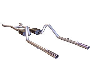 1955-57 Chevy Exhaust System 3.0" Mandrel-bent tubing