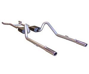 1955-57 Chevy Exhaust System 2.5" Mandrel-bent tubing