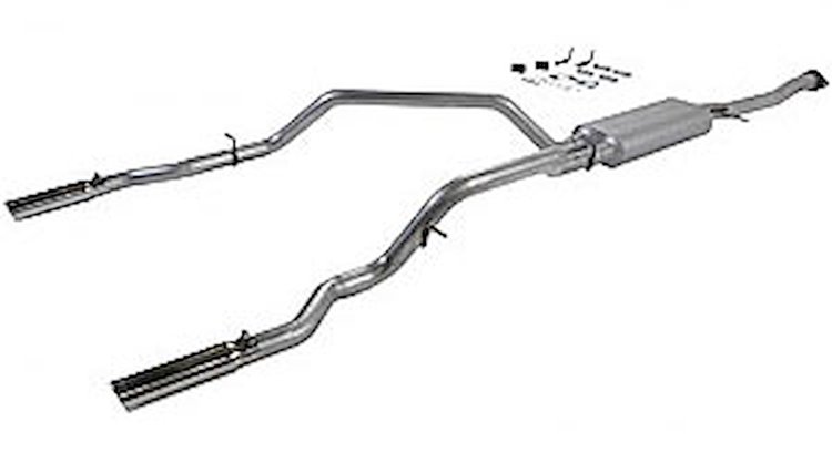 17189 American Thunder Cat-Back Exhaust System 1996-99 GM Silverado/Sierra 4.3L/5.0L (Ext Cab)