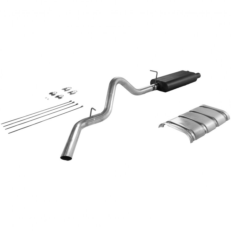 17224 American Thunder Cat-Back Exhaust System 1996-1999 GM Silverado/Sierra HD 5.7L/7.4L