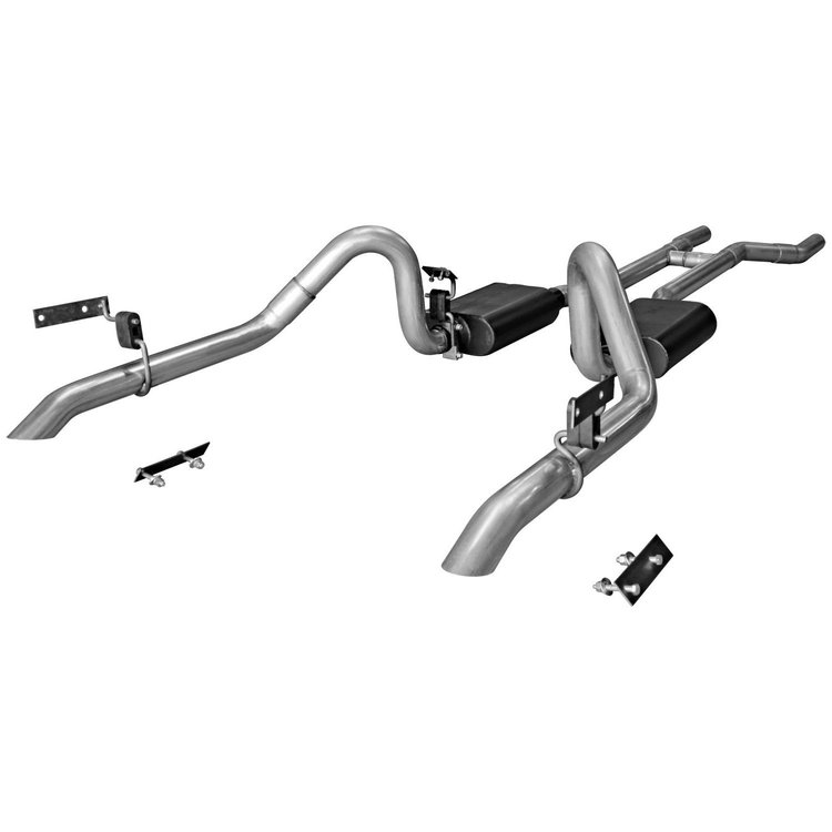 American Thunder Header-Back Exhaust System 1967-1970 Ford Mustang V8