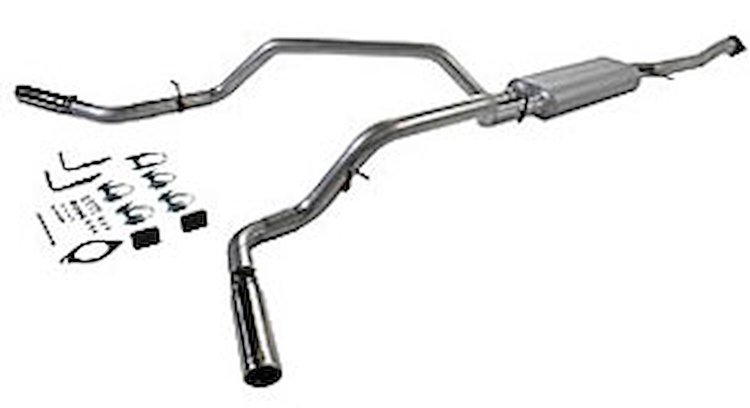 17318 American Thunder Cat-Back Exhaust System 1996-98 GM Silverado/Sierra 4.3L/5.0L (Ext Cab)