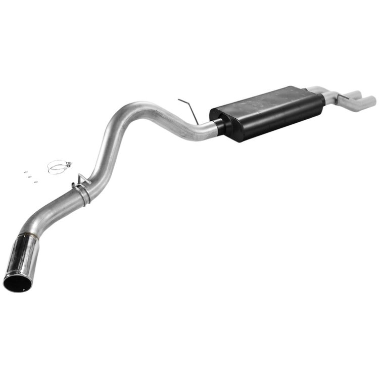17350 American Thunder Cat-Back Exhaust System 2001-2003 GM Silverado/Sierra 6.0L (Crew Cab)