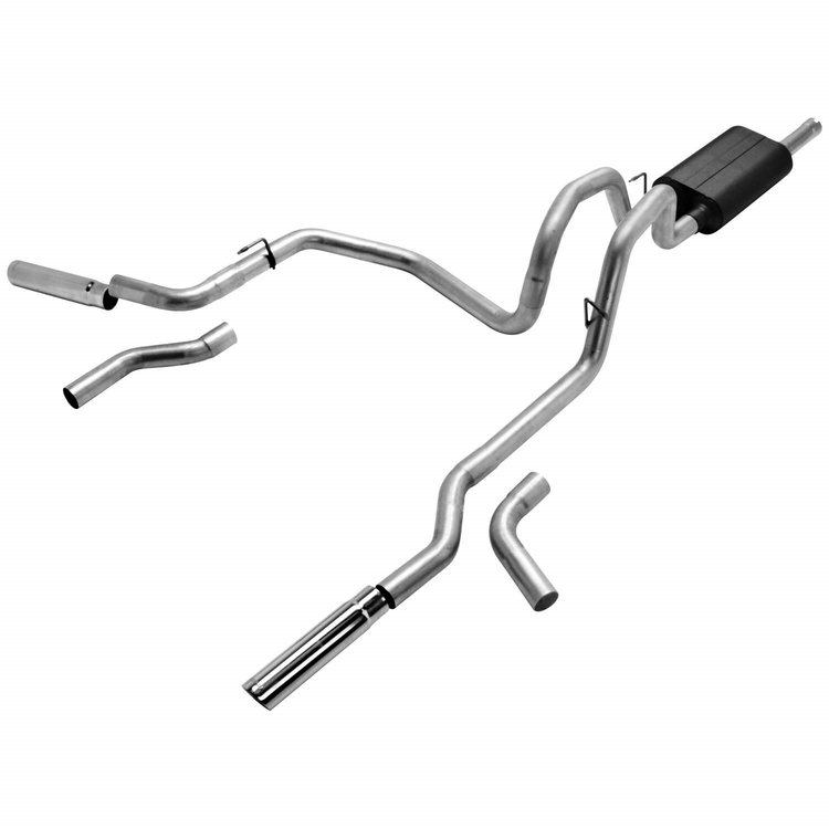 17415 American Thunder Cat-Back Exhaust System 2005-2008 Dodge Dakota V6/V8