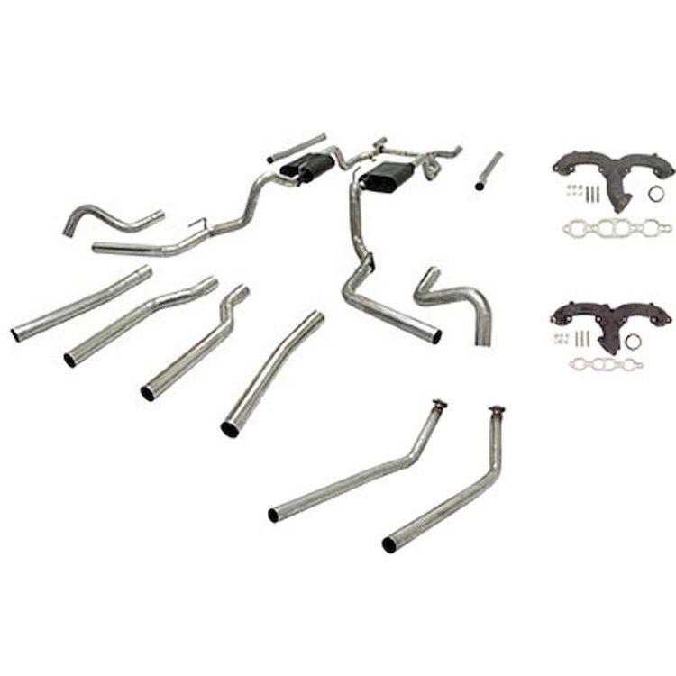 17654K C10 Exhaust System Kit American Thunder Header-Back Exhaust System