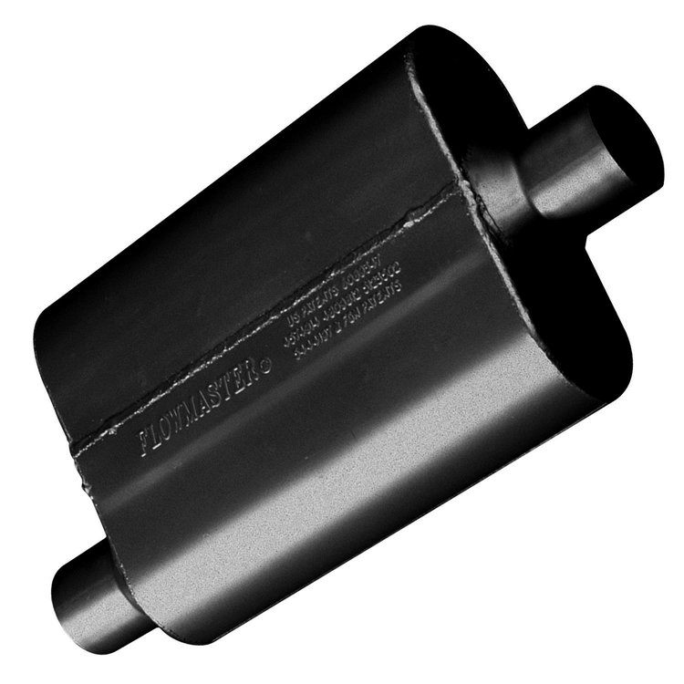 40 Series Original Muffler Offset In/Center Out: 2.25"