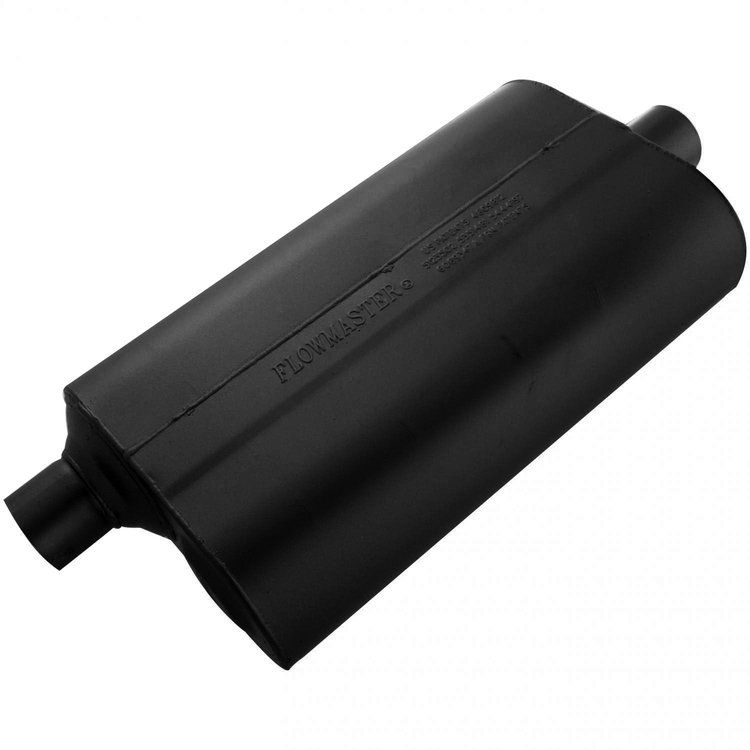 Super 50 Delta Flow Muffler Offset In/Center Out: 2.25"