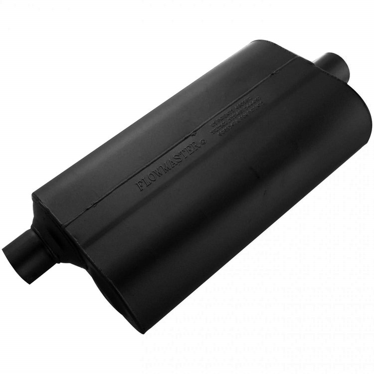 Super 50 Delta Flow Muffler Center In/Offset Out: 2.25"