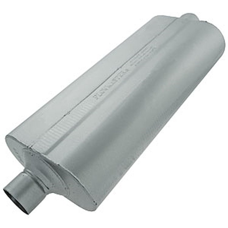 70 Series Big Block II Muffler Center In/Center Out: 2.5"