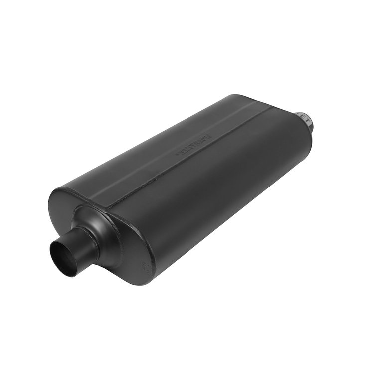 70 Series Big Block II Muffler Offset In/Center Out: 2.5"