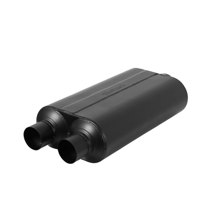 Super 50 Delta Flow Muffler Center In 3"/Dual Out 2.5"