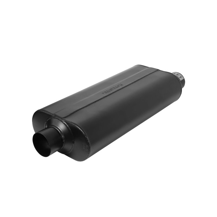70 Series Big Block II Muffler Offset In/Center Out: 3"