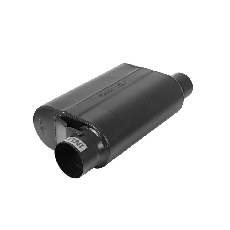 40 Series Delta Force Race Muffler Same Side Offset In 3.5"/Out 3"