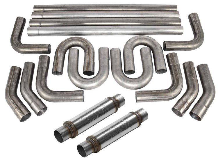 FlowFX Exhaust Kit - 3 in. Stainless Steel Tubing