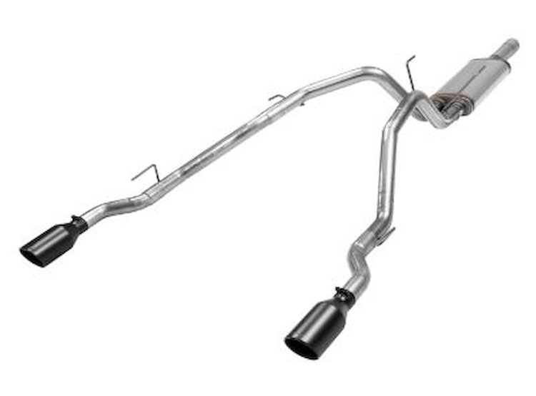 FlowFX Cat-Back Exhaust System 2009-2018 Dodge/Ram 1500 5.7L V8 Hemi; 2019 Ram 1500 Classic Truck 5.7L V8 Hemi - Black Ceramic S