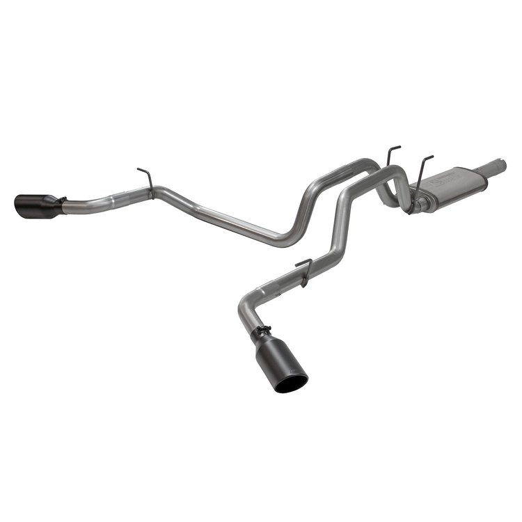 717995 Flow FX Cat-Back Exhaust System; 2006-2008 Dodge Ram 1500 5.7-Liter Cat-Back, Dual Side Exit, Stainless Steel