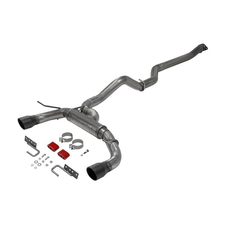718122 Flow FX Cat-Back Exhaust System; Fits Select Ford; Bronco 2.3L/2.7L, Dual Exit, 4 Door Models