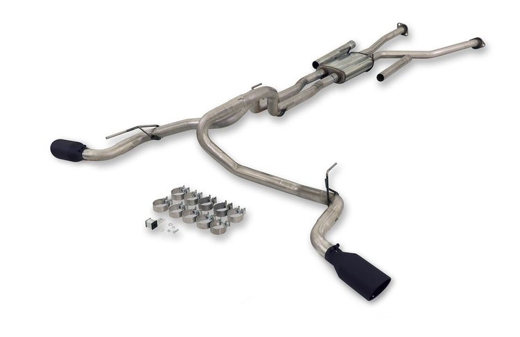 718142 Cat-Back Exhaust System with 18 in. Flow FX Series Muffler Fits Select Toyota Tundra 3.4L Turbo Engine
