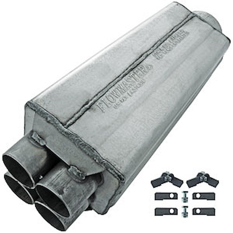 Scavenger Race Muffler Quad Primary: 2"