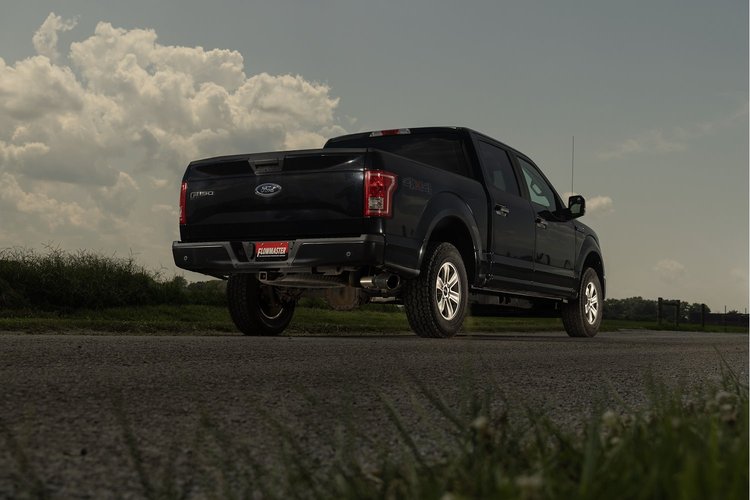 737887 Signature Series Cat-Back Exhaust System for 2015-2020 Ford F-150 2.7L/3.5L EcoBoost, 3.5L Ti-VCT and 5.0L