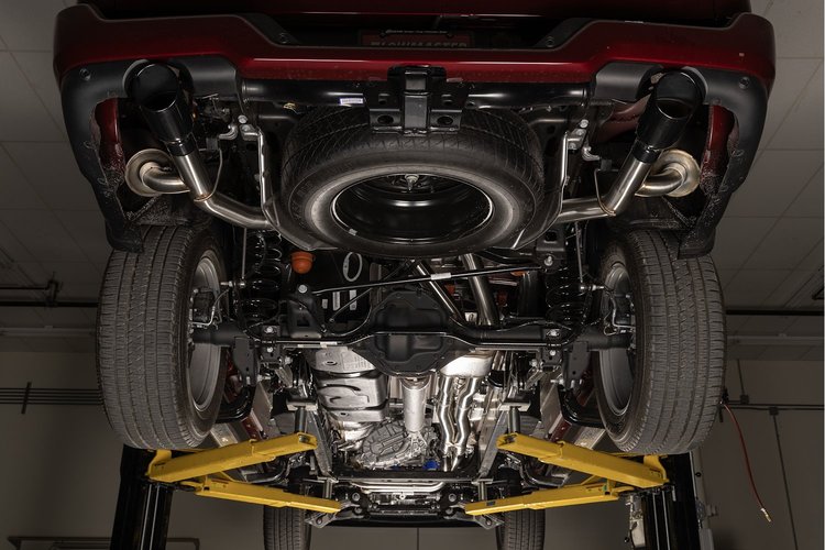 738198 Signature Series Cat-Back Exhaust System; Fits Select RAM; 1500 3.0L Standard and High Output 304 stainless steel