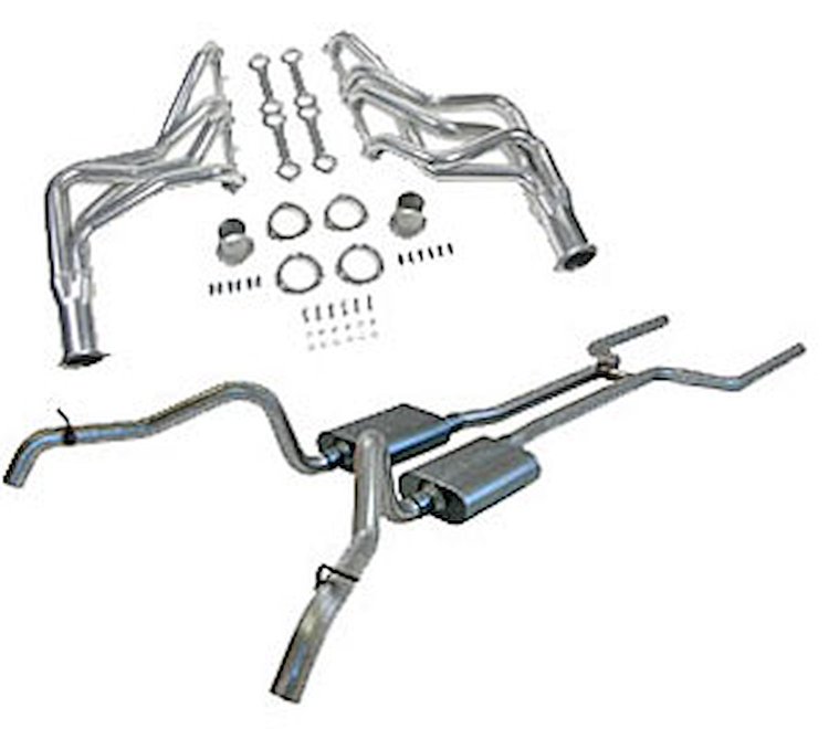 American Thunder Header-Back Exhaust System 1967-1968 GM Camaro/Firebird V8 Kit Includes: