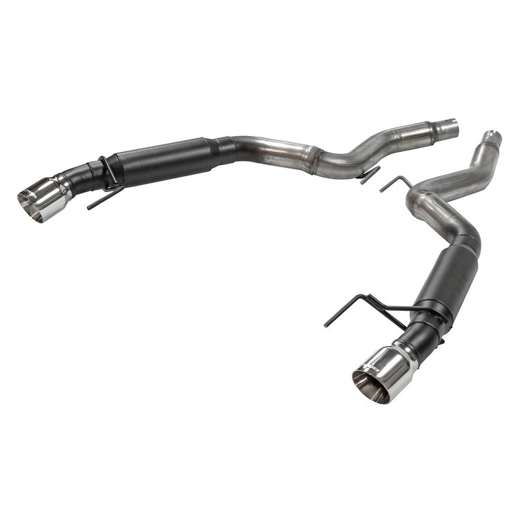 Outlaw Axle-Back Exhaust System 2015-2019 Ford Mustang 2.3L EcoBoost, 3.7L V6