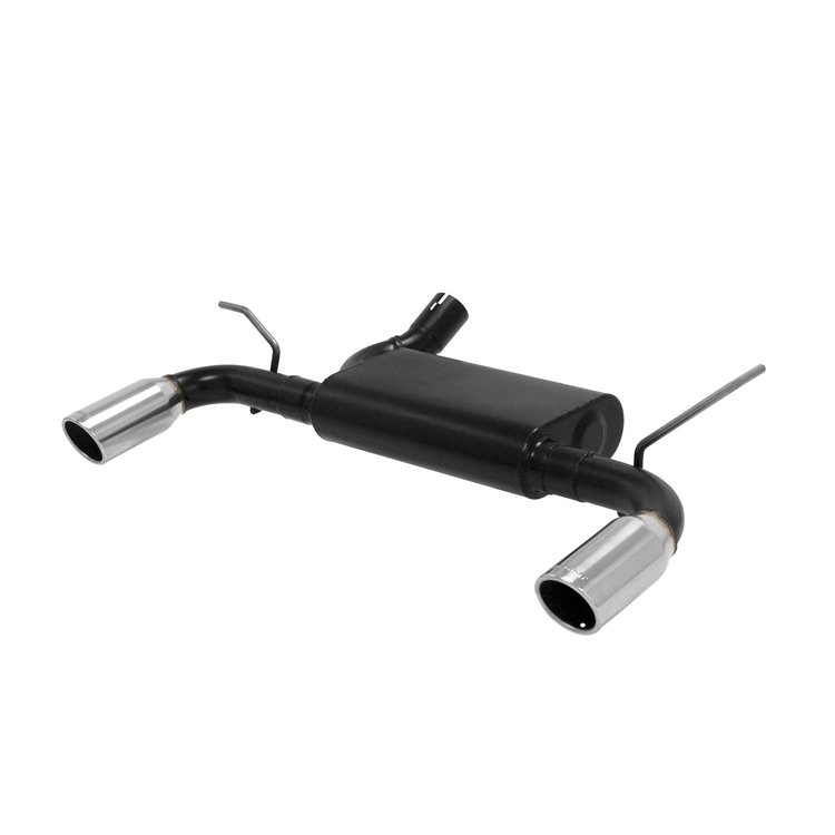 Force II Axle-Back Exhaust System 2007-2011 Jeep Wrangler 3.8L V6