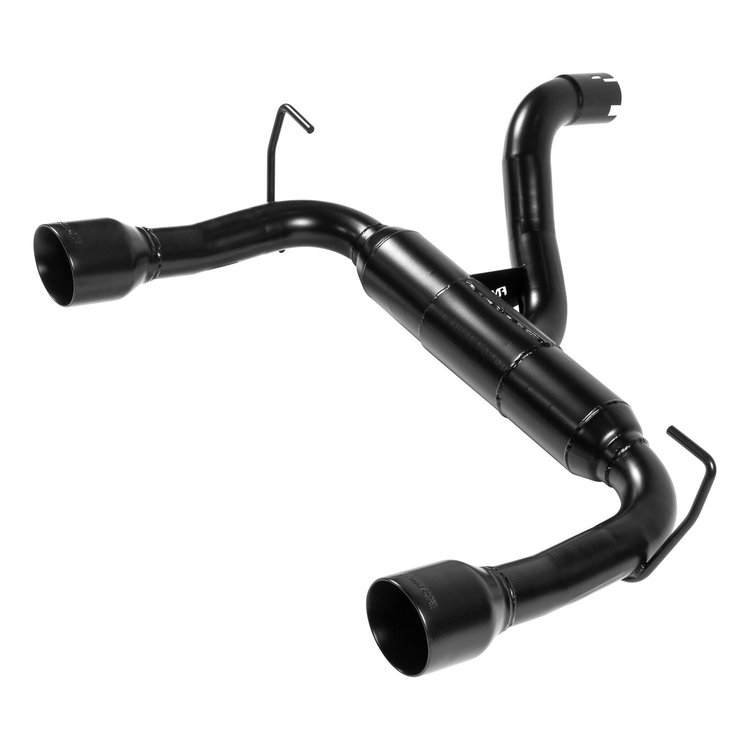 Outlaw Series Axle-Back Exhaust System 2018 Jeep Wrangler JL 2-Door/4-Door 3.6L