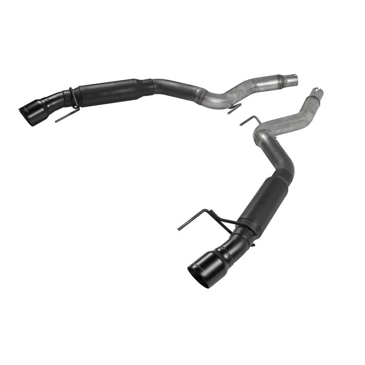 Outlaw Axle-Back Exhaust System 2015-2019 Ford Mustang 2.3L EcoBoost, 3.7L V6