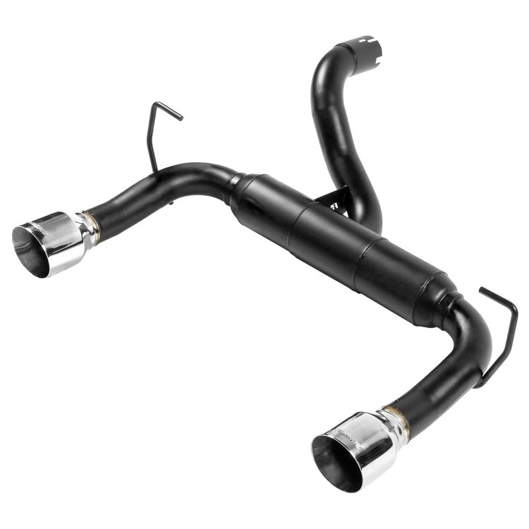 Outlaw Series Axle-Back Exhaust System 2018 Jeep Wrangler JL 2-Door/4-Door 3.6L DOR w/Polished Tips