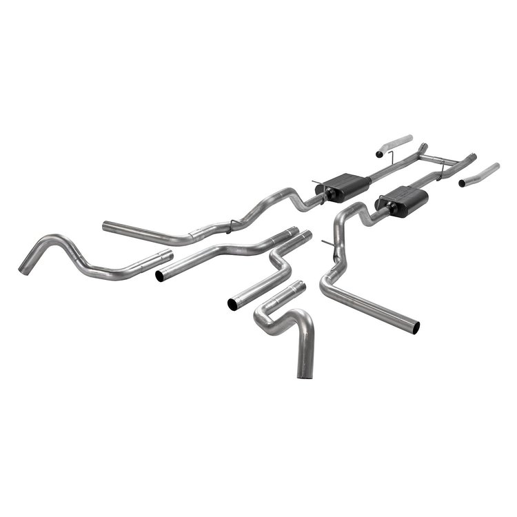 817938 American Thunder Header-Back Exhaust System 1967-1972 Ford F-100/250/350 2WD V8, Short and Long Bed