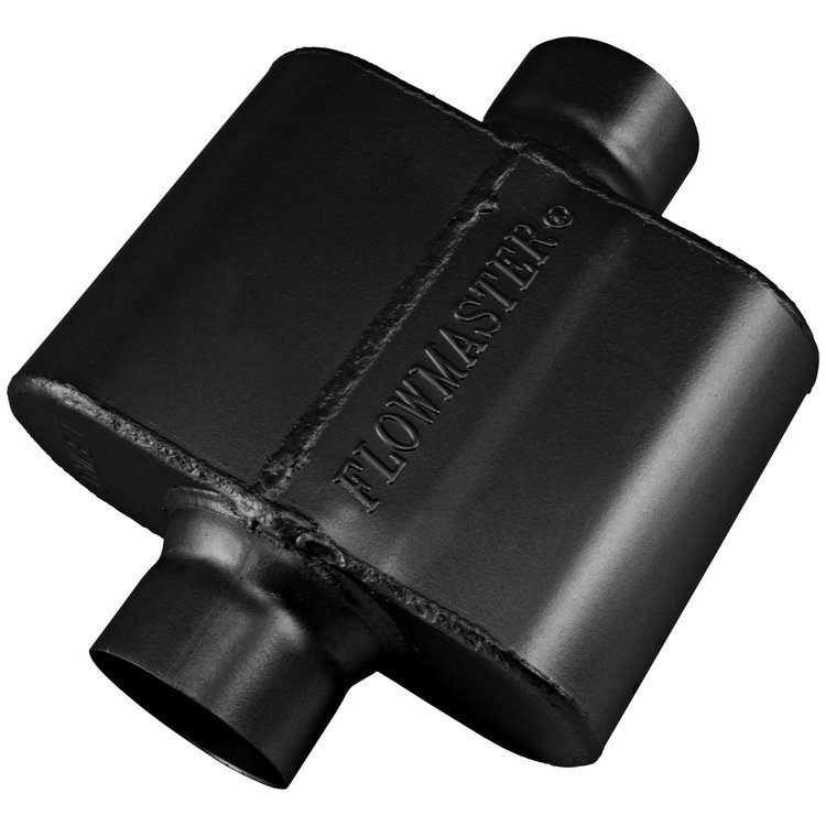 10 Series Delta Force Race Muffler Center In/Center Out: 2.5"
