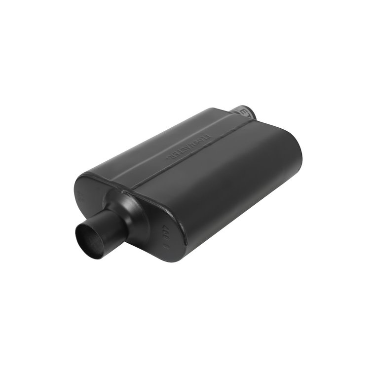 Super 44 Series Delta Flow Muffler Offset In/Center Out: 2.25"