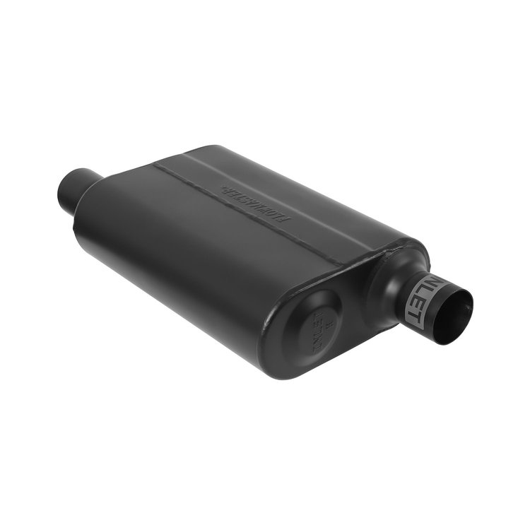 Super 44 Series Delta Flow Muffler Offset In/Offset Out: 2.25"