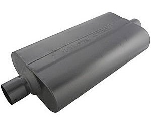 50 Delta Flow Muffler Center In/Center Out: 2.25"