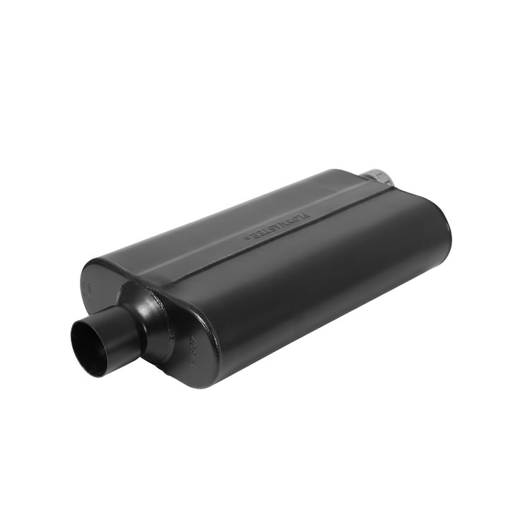 50 Delta Flow Muffler Offset In/Center Out: 2.5"