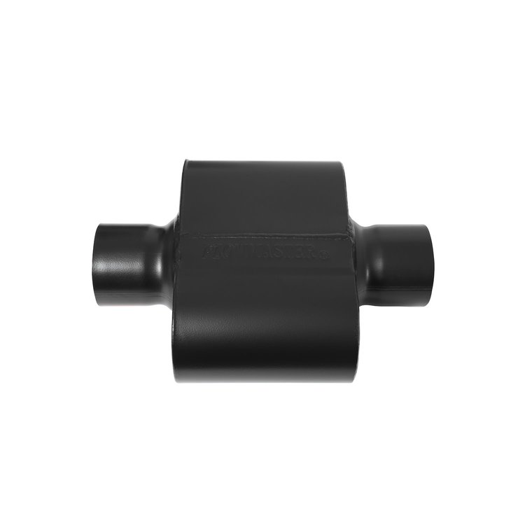 Super 10 Series Delta Flow Muffler Center In/Center Out: 3"