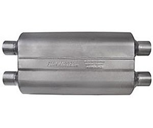 Super 50 Delta Flow Muffler Dual In/Dual Out: 2.25"
