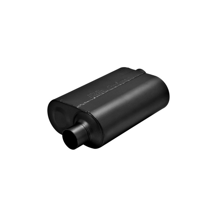 852548 Super 40 Series Delta Flow Stainless Steel 2 1/2 in. Muffler [Offset In/Offset Out]