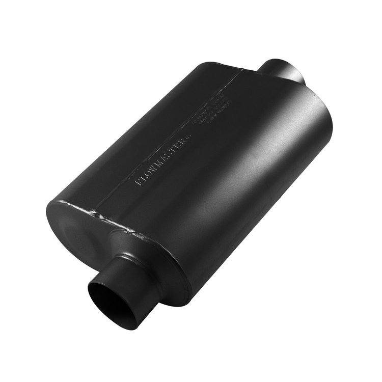 Super 40 Series Delta Flow Muffler Offset In/Center Out: 3"