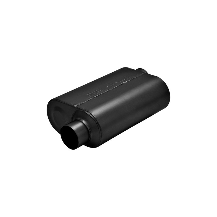 Super 40 Series Delta Flow Muffler Offset In/Offset Out: 3"