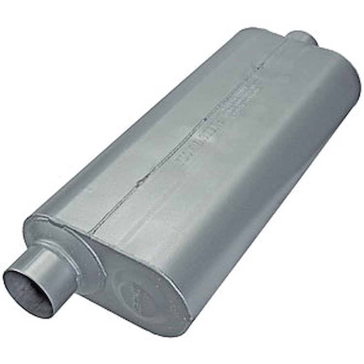 70 Series Big Block II Muffler Offset In/Center Out: 3"