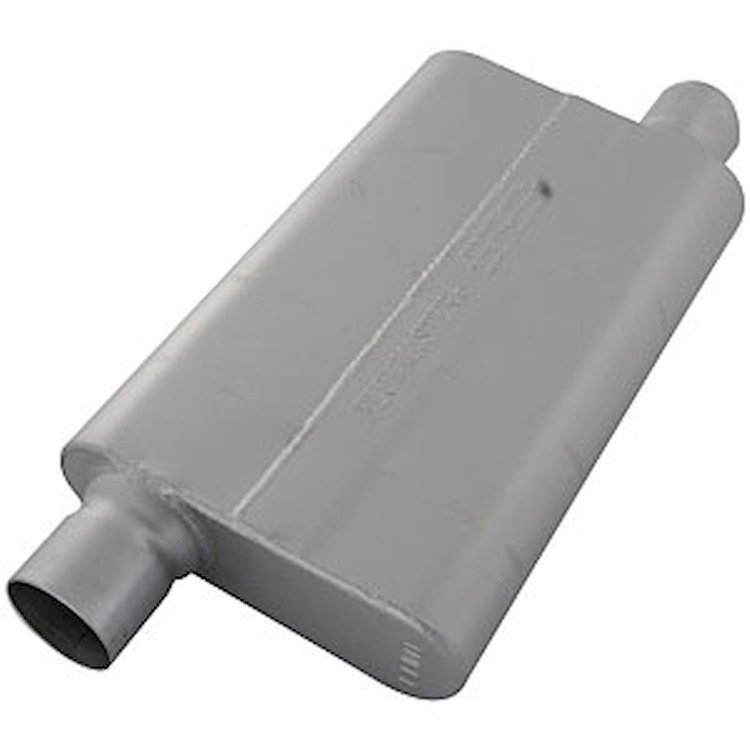 Slimline 50 Delta Flow Muffler Offset In/Offset Out: 2.5"