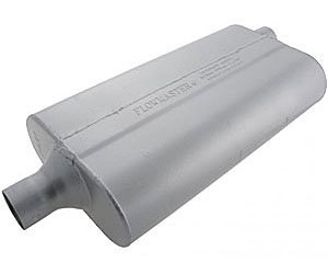50 Delta Flow Muffler Center In/Offset Out: 2"